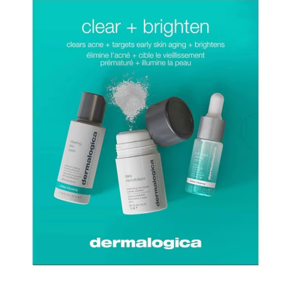 Набор косметики по уходу за лицом Dermalogica Clear + Brighten Kit (3 средства)