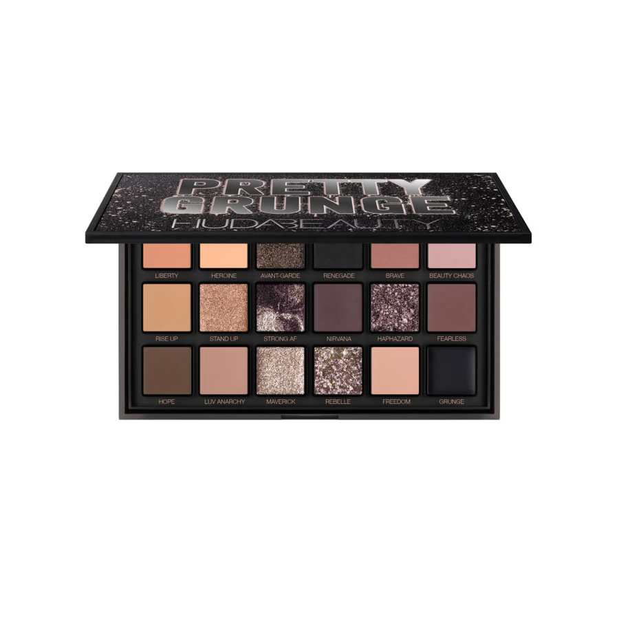Палетка теней для век Huda Beauty Eyeshadow Palette Pretty Grunge 18 оттенков