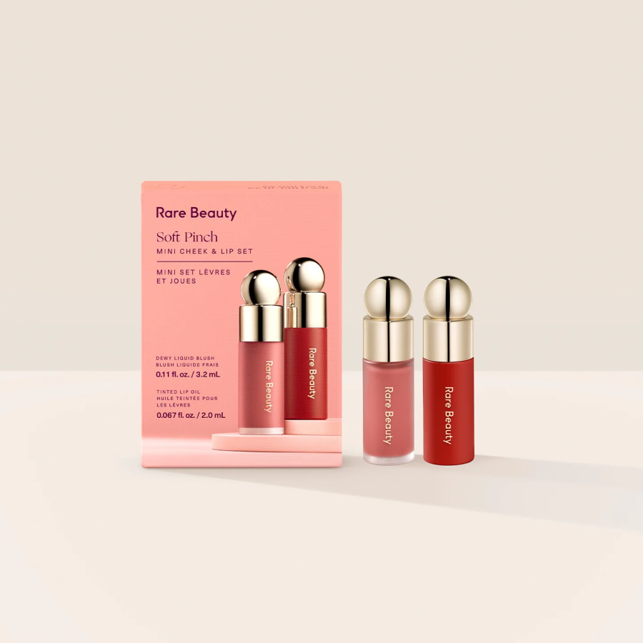 Набор для макияжа Rare Beauty Soft Pinch Mini Cheek & Lip Set
